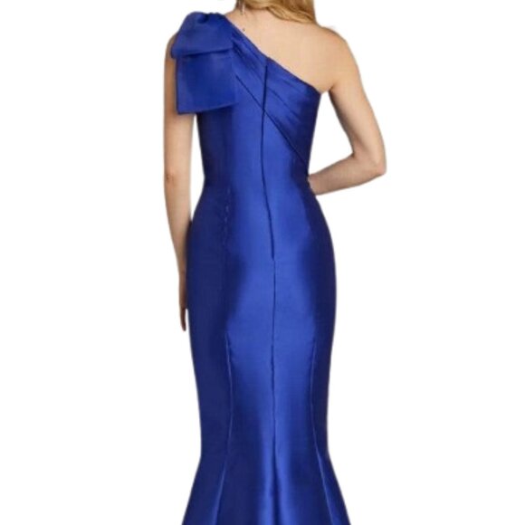 NWT Gia Franco 12316 Mikado Formal Gown Royal Size 8 - Picture 3 of 6